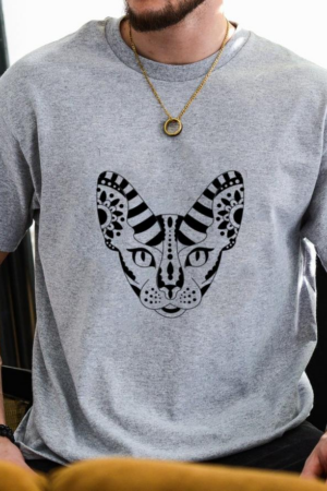Cat Face Mandala T-Shirt