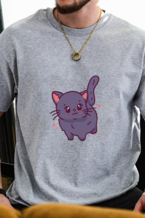 Cute Halloween Cat Kawaii Cartoon T-Shirt