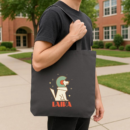 Laika Sputnik Space Dog Space Travel USSR Tote Canvas Bag