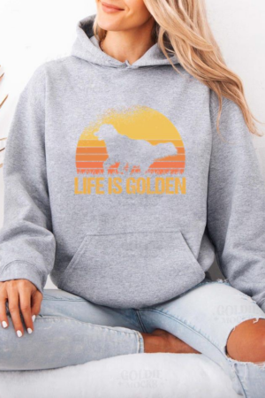 Life Is Golden Dog Hoodie