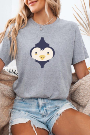 Penguin Holiday Christmas Ornament T-Shirt