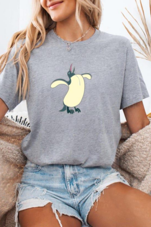 Penguin Puffed Chest Laughing T-Shirt