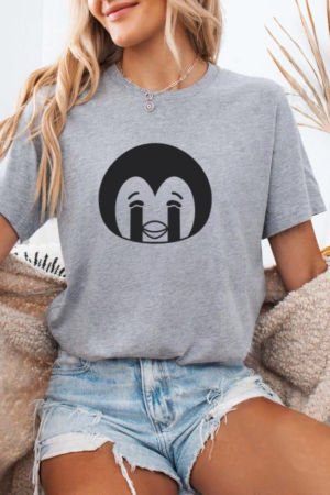 Penguin Sad Head Muzzle Stroke T-Shirt