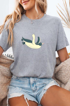 Penguin Sliding Eyes Closed T-Shirt