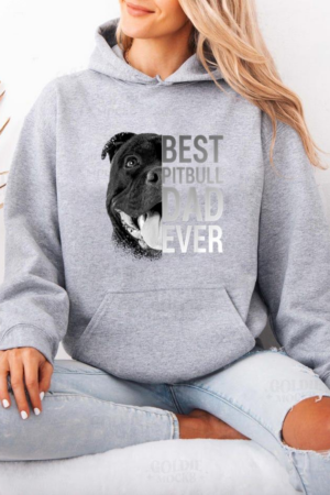 Pitbull Dad Dog Hoodie