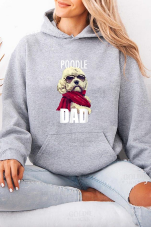 Poodle Dad Dog Hoodie