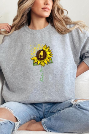 Rhodie Mom Sunflower Dog Sweatshirt