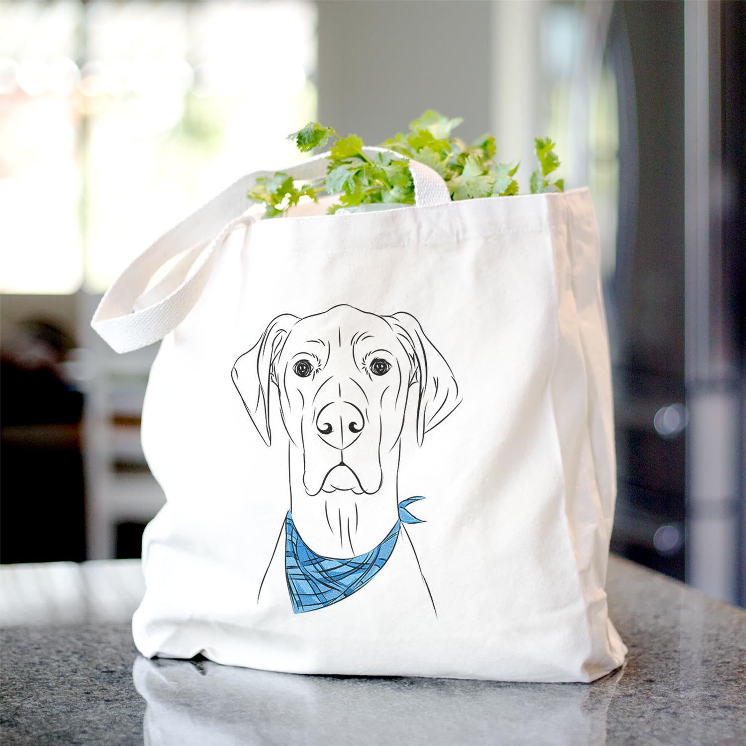 Great Dane Tote Bag - Stylish & Trendy Canvas Shopper