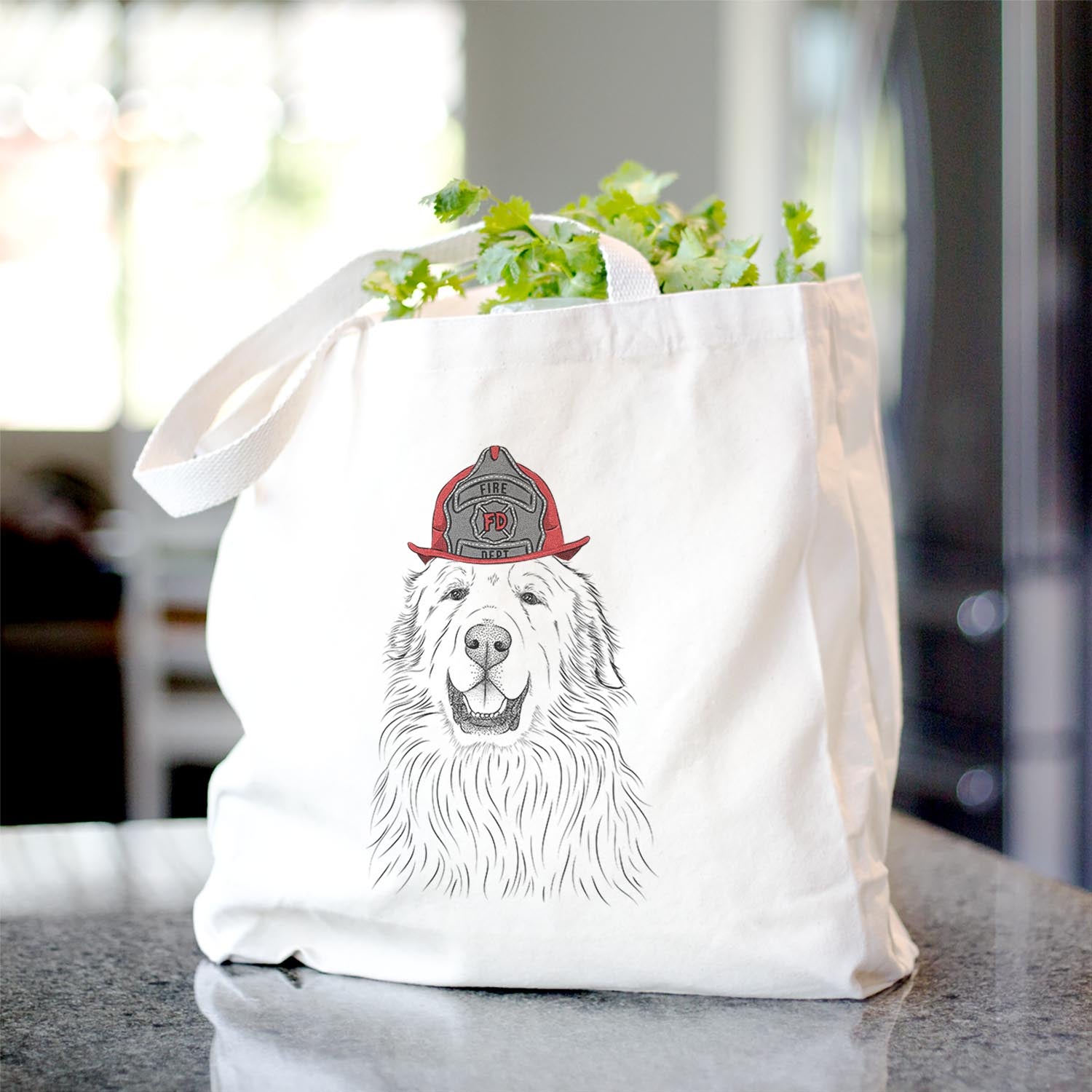 Great Pyrenees Canvas Tote Bag - Stylish 100% Cotton Bag