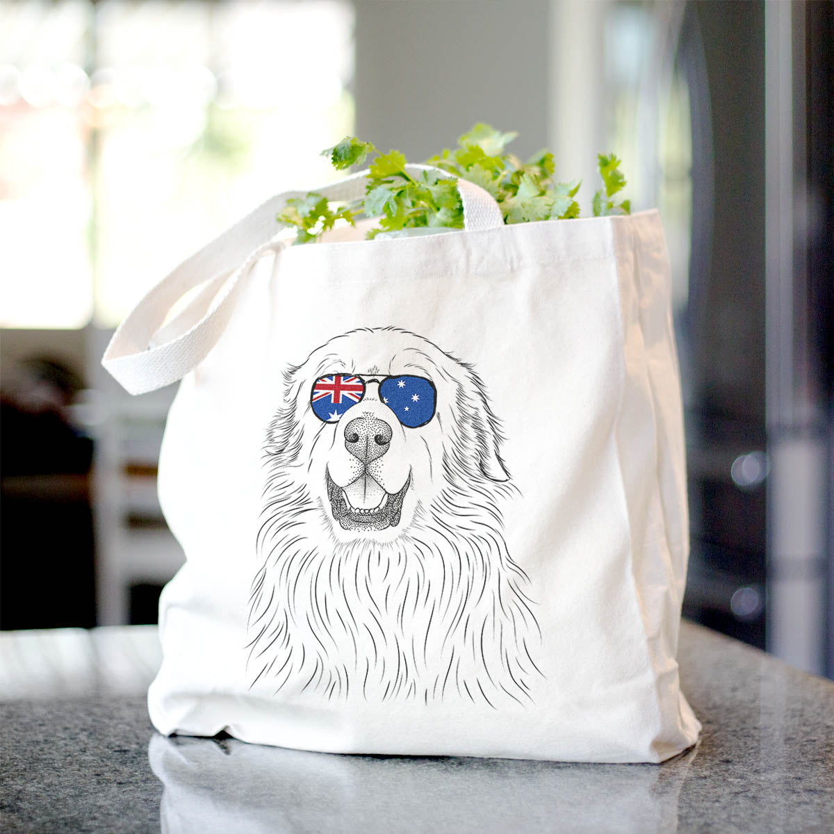 Great Pyrenees Canvas Tote Bag - Stylish 100% Cotton Bag