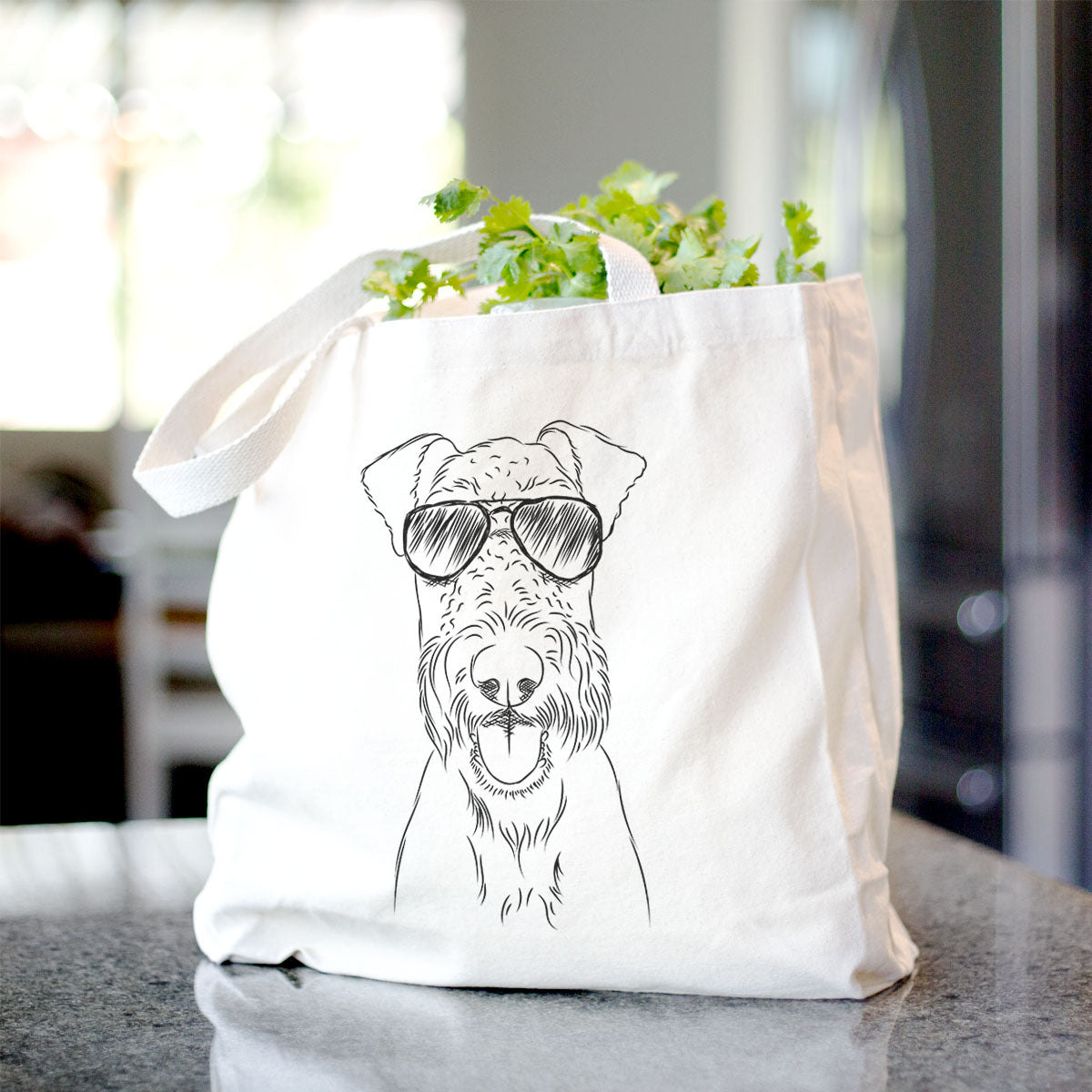 Airedale Terrier Canvas Tote Bag - Stylish and Durable