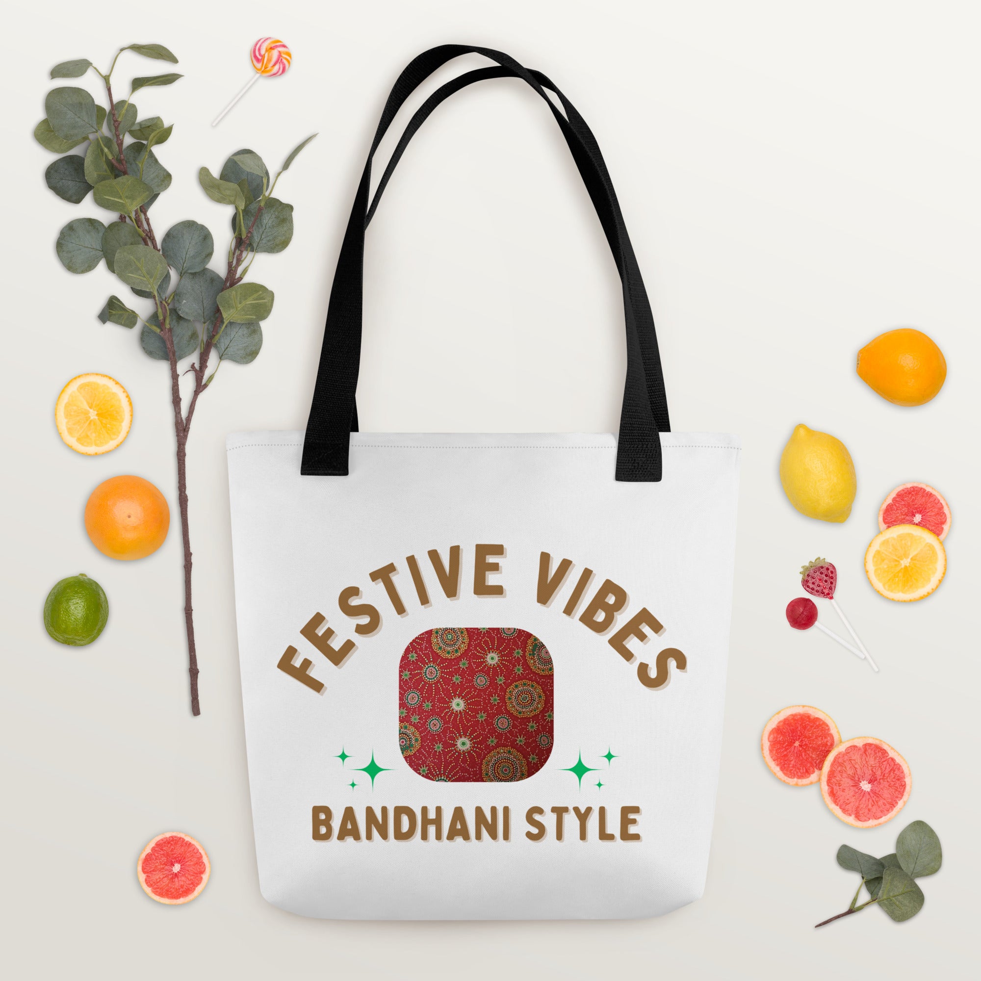 Tote Bag Bandhani inspired tote bag3
