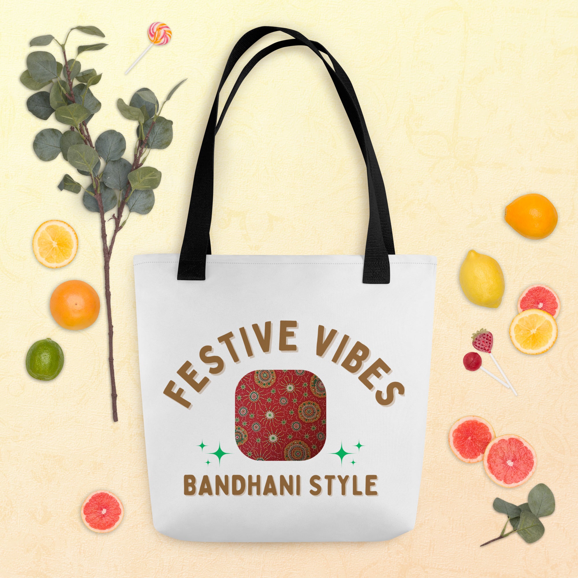 Tote Bag Bandhani inspired tote bag3