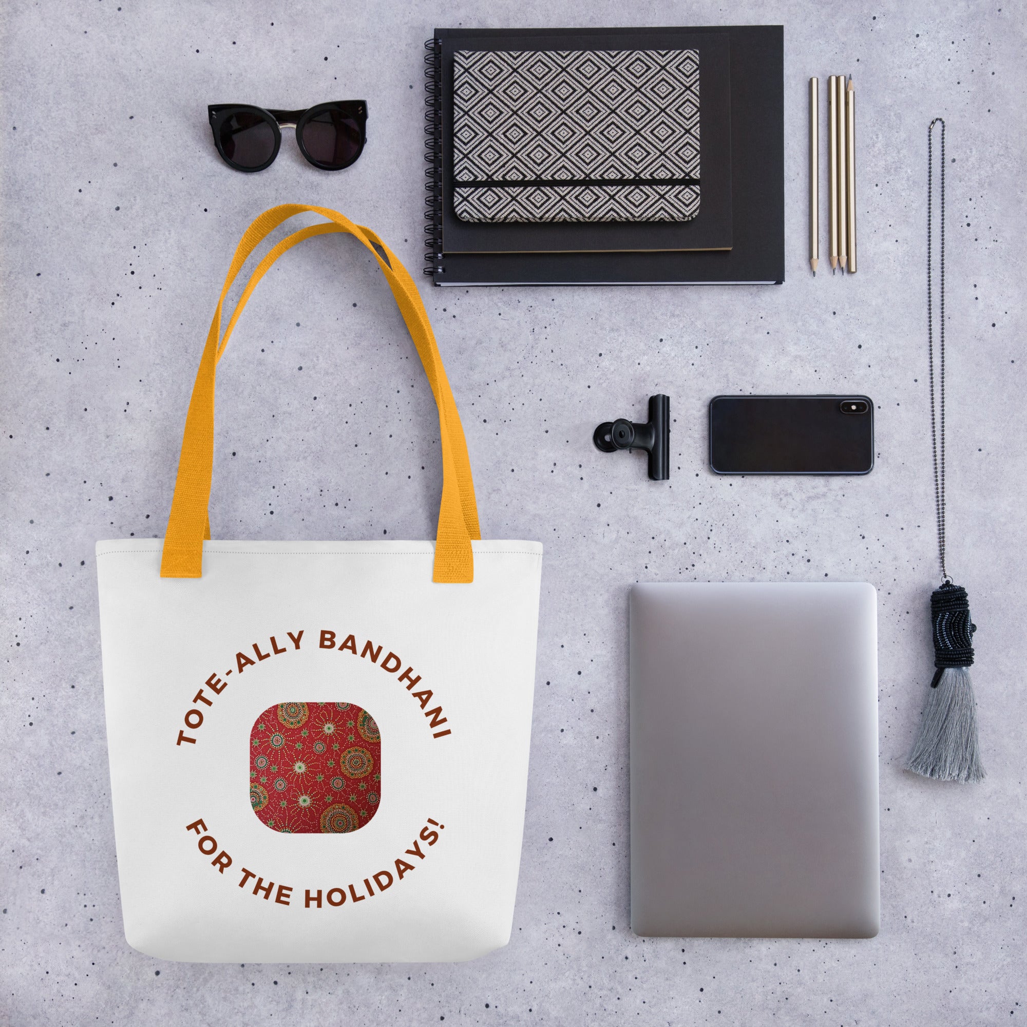 Tote Bag Bandhani inspired tote bag4