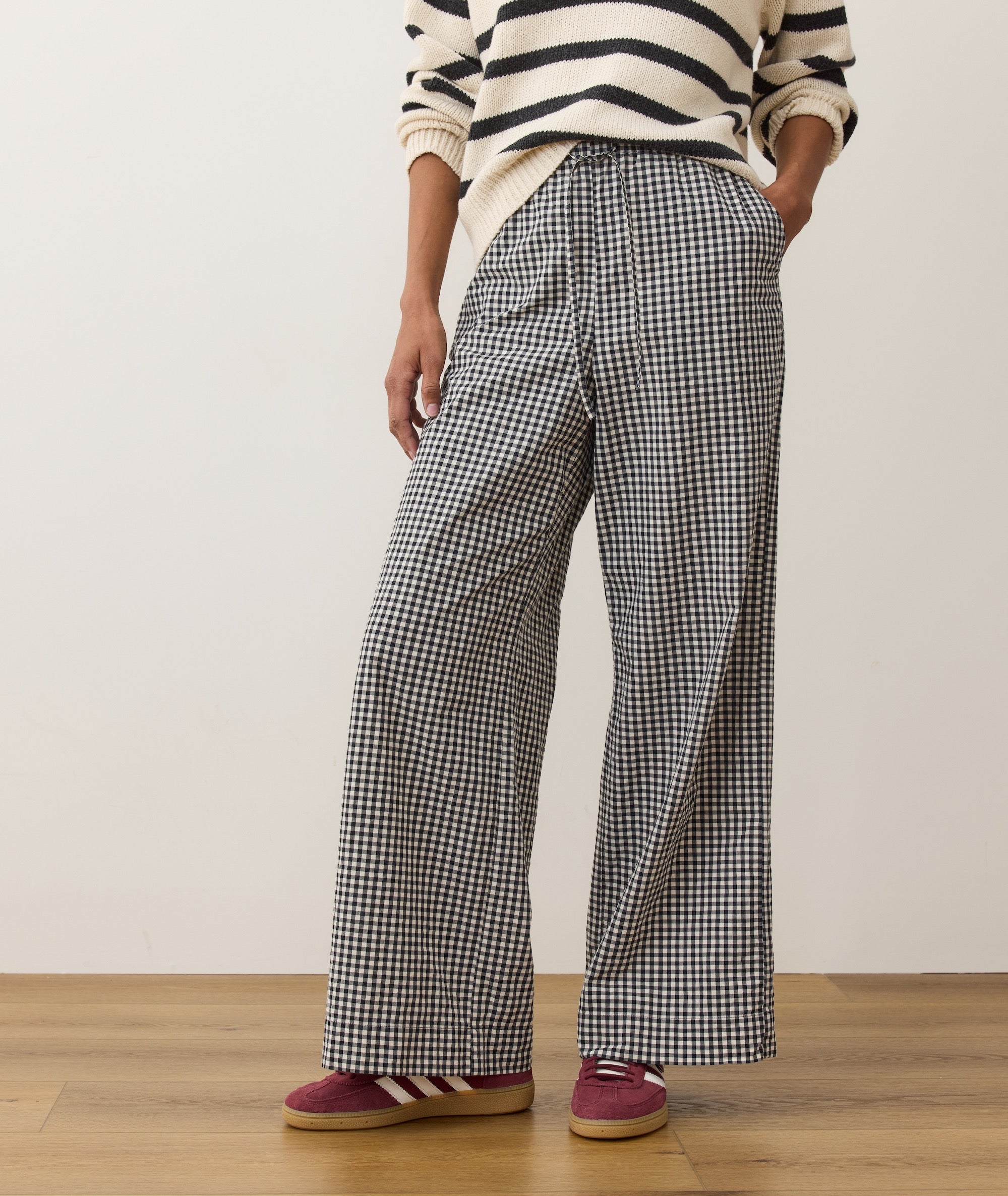 Cali Poplin Drawstring Pant