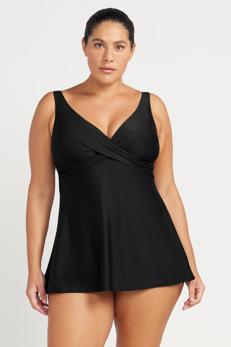 Black Hues Delacroix Multifit Cup Swimdress