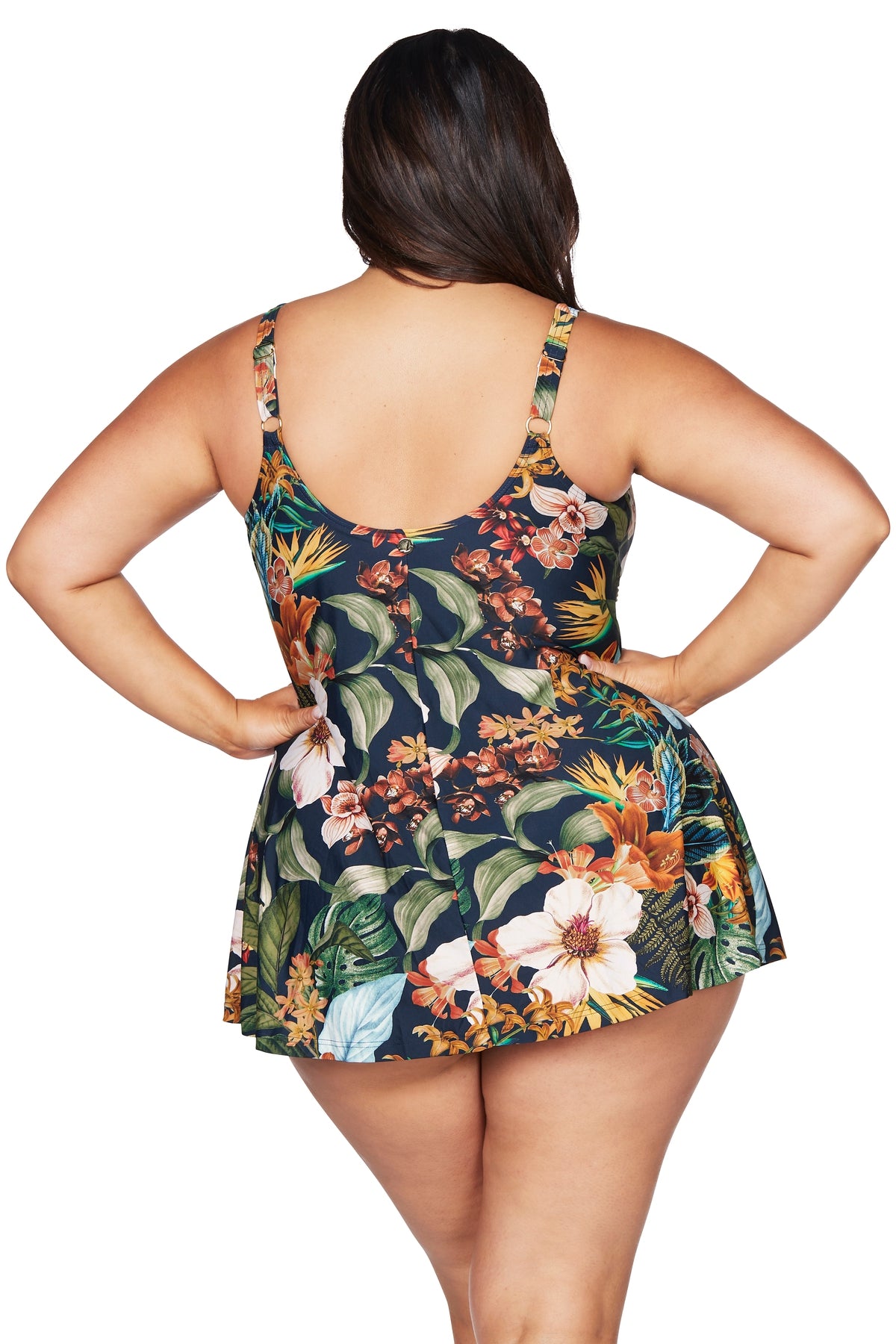 Into The Saltu Delacroix Multi Cup One Piece Swimdress