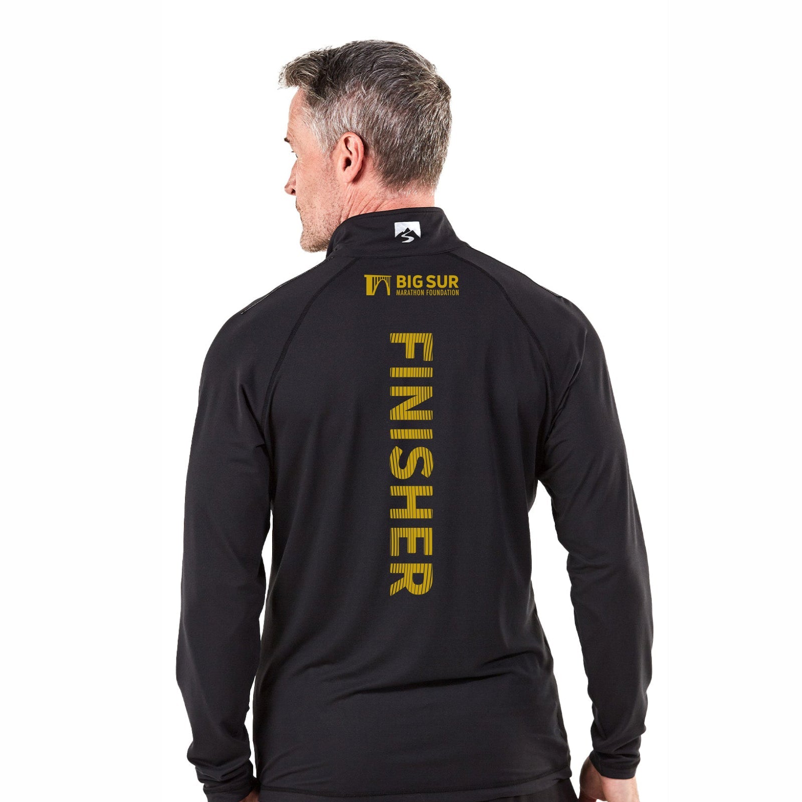 Men's Sueded Eco 1/4 Zip -Black- 2025 Finisher