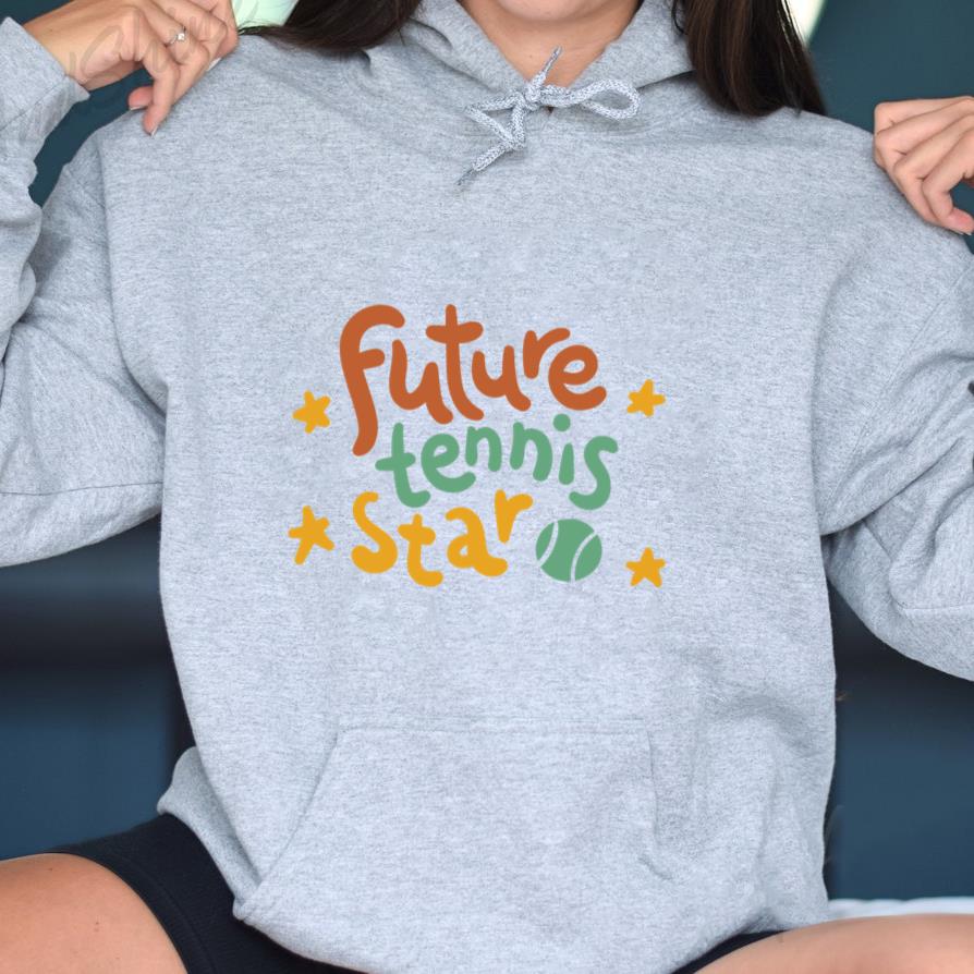 Future Tennis Star Lettering Hoodie