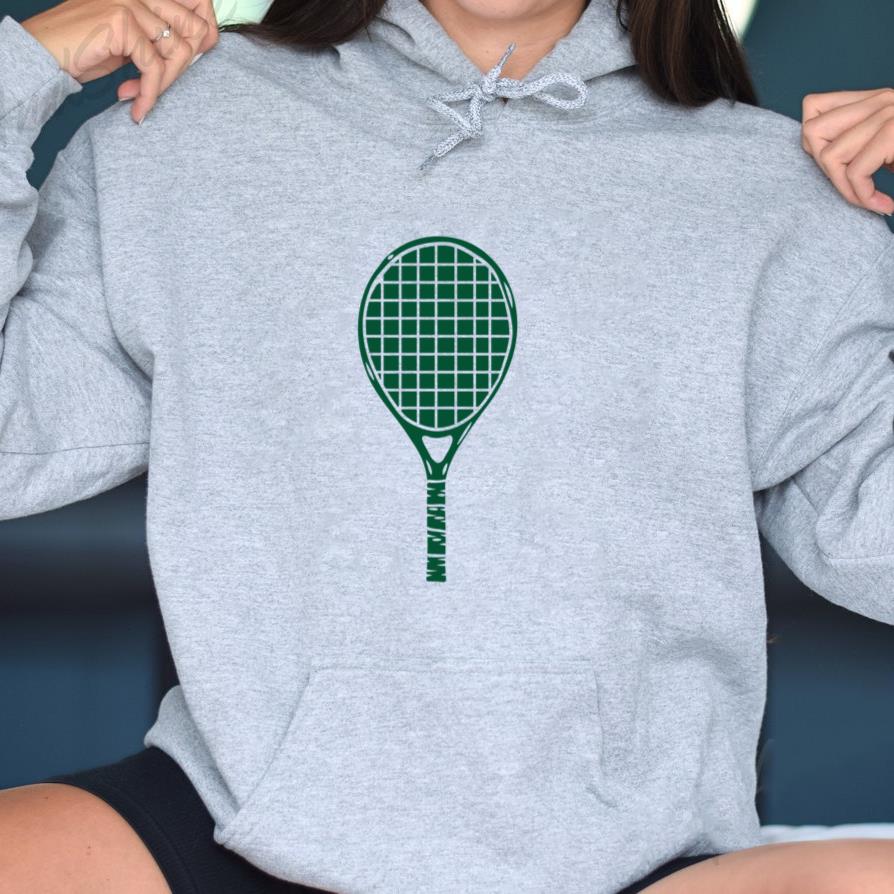 Green Tennis Racket Hoodie