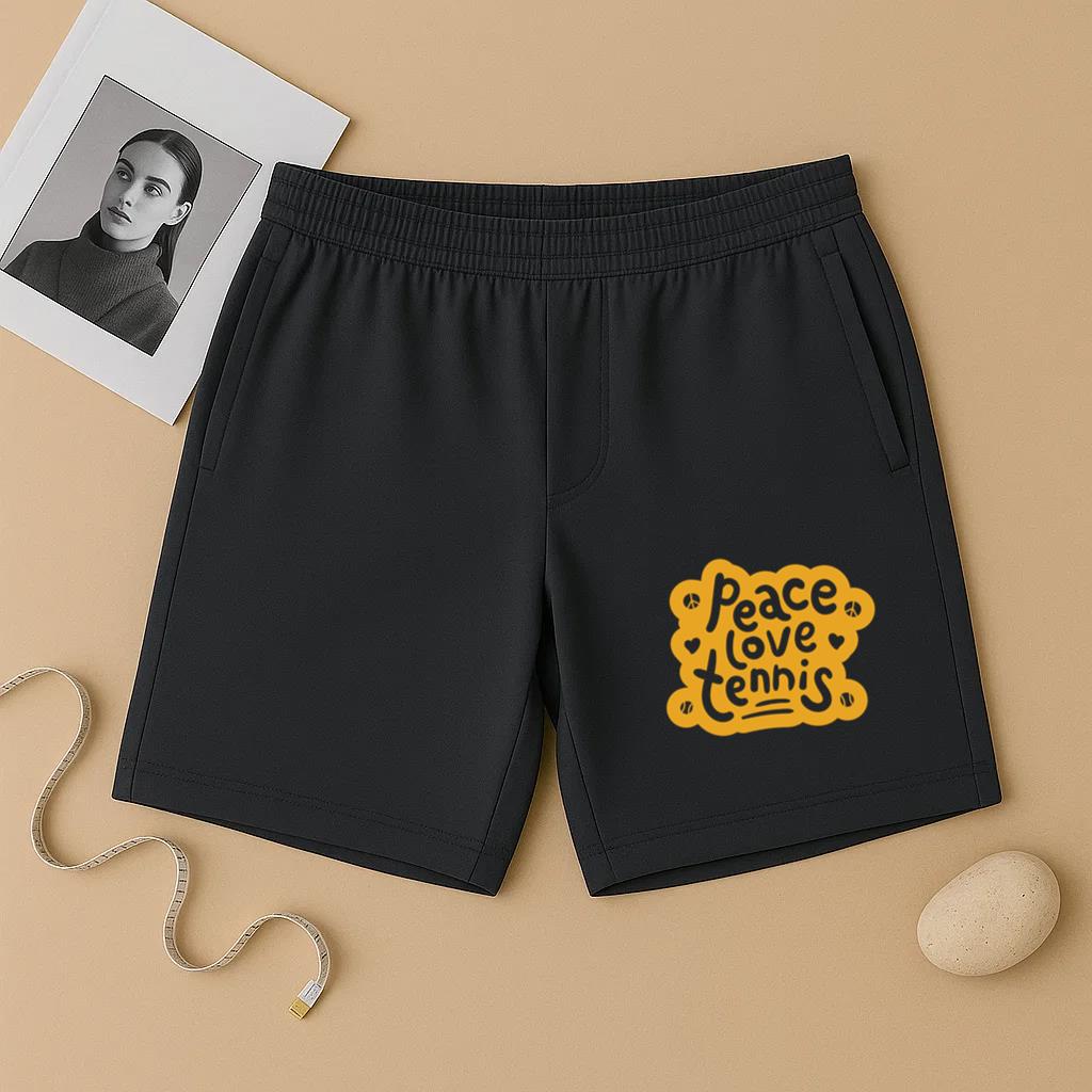 Peace Love Tennis Sticker Short